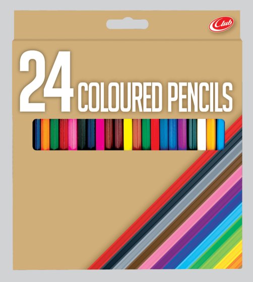 SH08003 COLOURING PENCILS 24 X FULL