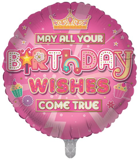 SH12713 BALLOON 18IN FOIL HAPPY BIRTHD