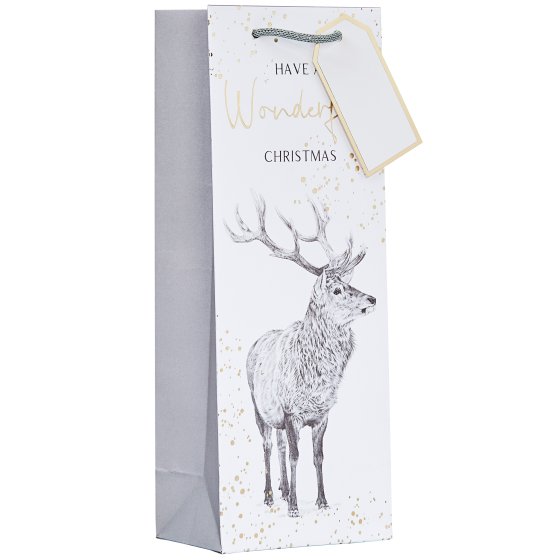 XG2217 BOTTLE BAG REINDEER