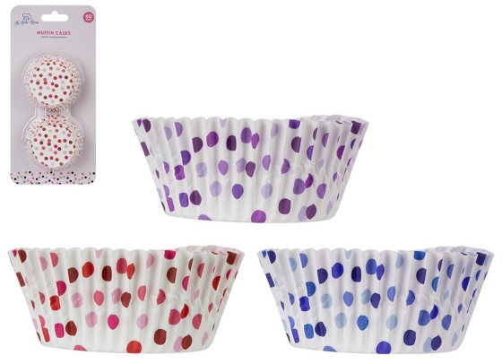 SJ12513 SJ12513 MUFFIN CASES ASST 60PK