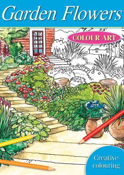 SE09510 COLOUR ART GARDEN FLOWERS