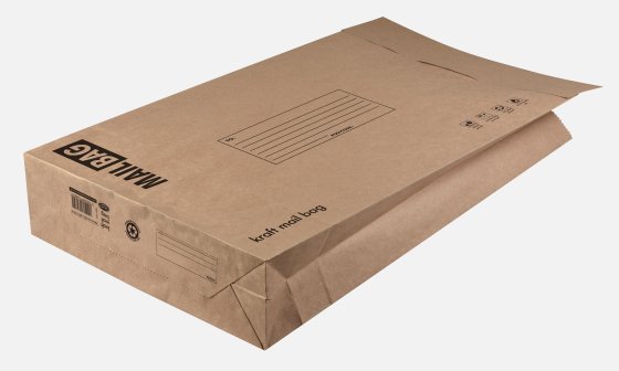 SH00313 MAIL BAG ECO KRAFT LARGE GUSSE