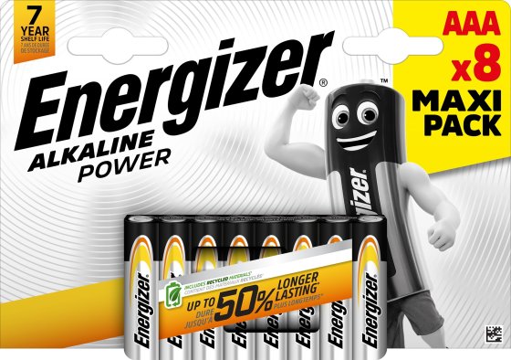 BATTERIES ENERGIZER AAA 8PK