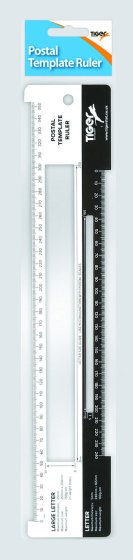 SH00608 POSTAL TEMPLATE RULER
