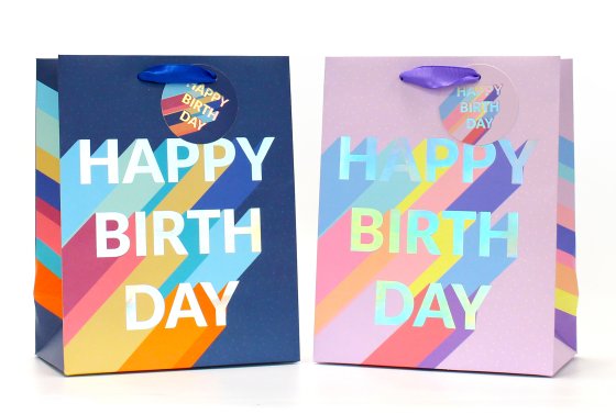 GIFT BAG HAPPY BIRTHDAY MED CS