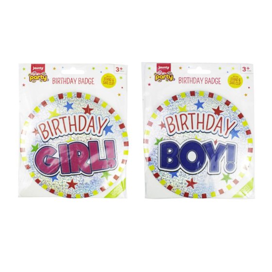 LARGE BIRTHDAY BADGE OC