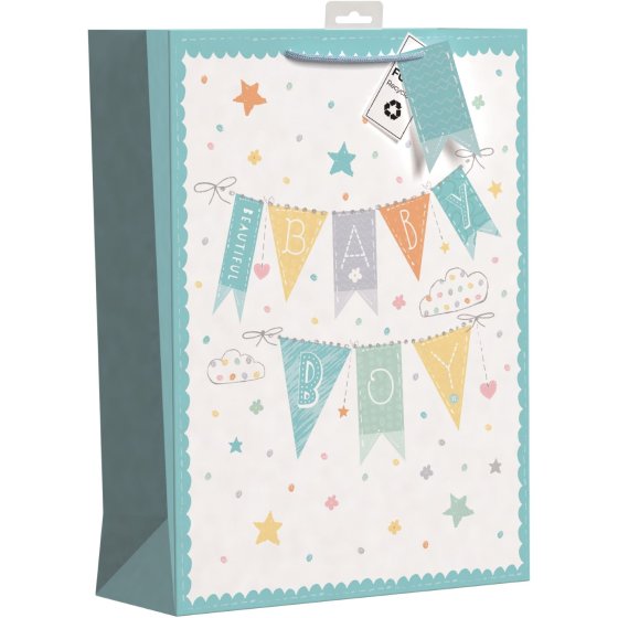 SH14507 GIFT BAG BABY BOY XL