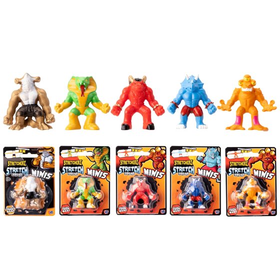 ** NEW FOR 2025 ** STRETCH SQUAD MINIS 16ASSTD