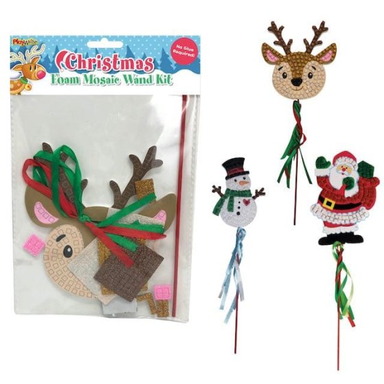 WIGIG CHRISTMAS MOSAIC WAND CRAFT