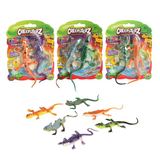CREEPSTERZ COLOUR CHANGE LIZARDS TWIN PACK