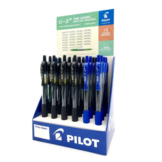 SJ06811 PENS PILOT G2 ROLLER BLUE/BLACK ASS
