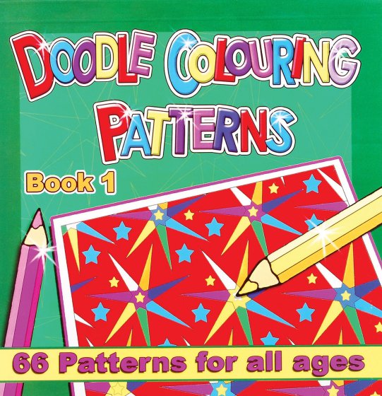 SH10011 DOODLE COLOURING BOOK PATTERNS