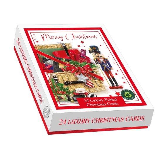 XF0209 CARDS BOX 24 LUX A CHRISTMAS G