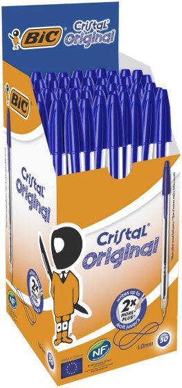 CJ1101 SJ06604 PEN BIC CRISTAL MED BLUE