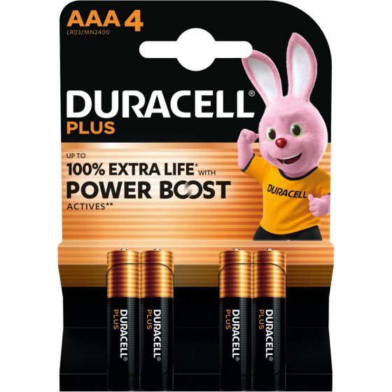 SJ11501 BATTERIES DURACELL PLUS AAA 4P