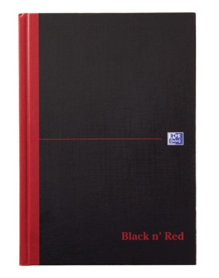 SH02716 RED N BLACK A5 SINGLE CASH