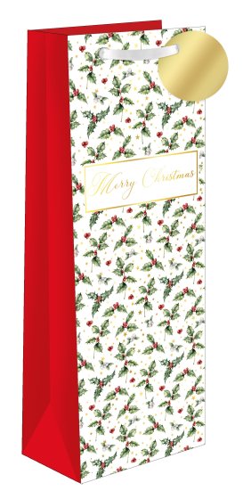 BOTTLE BAG HOLLY N IVY