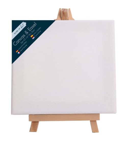 CANVAS MINI AND EASEL 16 X 15CM