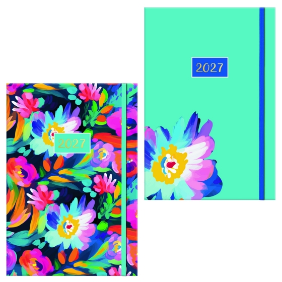 DJ0607 2027 DIARY A5 WTV BLOOMSCAPE SOFT C