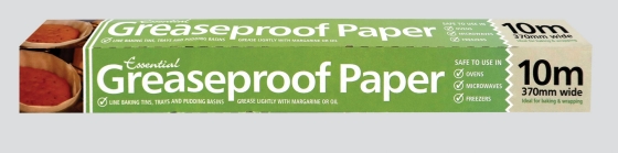 CJ1405 SJ12504 GREASEPROOF PAPER 370 X 10M
