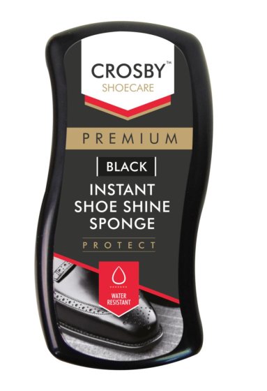SHOE SHINE SPONGE BLACK