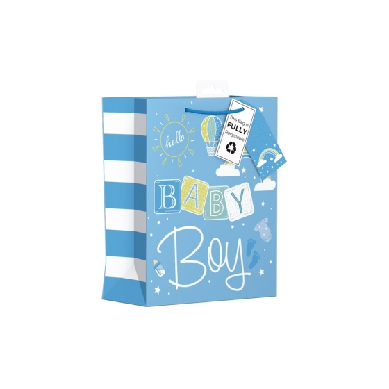 BABY BOY GIFT BAG MEDIUM