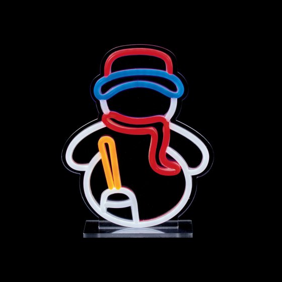 XH4502 SNOWMAN NEON SIGN 25CM