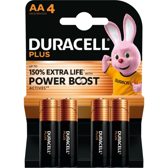 SJ11502 BATTERY DURACELL BOOST AA 4PK