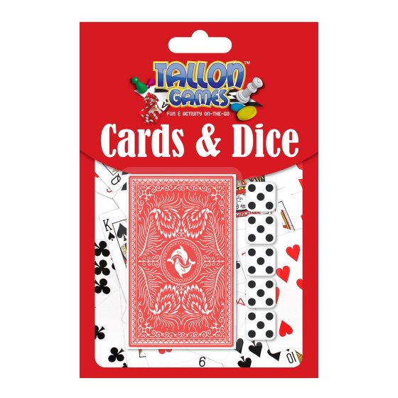 CJ1307 SJ09605 PLAYING CARDS AND 5 DICE