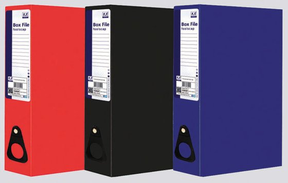 SG03701 BOX FILE FOOLSCAP ASST COL