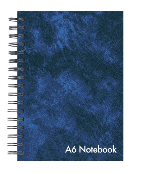 SH01604 A6 LEATHER LOOK WIRO NOTEBOOK