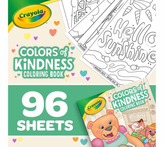 NEW FOR 2024 SG07603 CRAYOLA 96P COLOURING BOOK COL