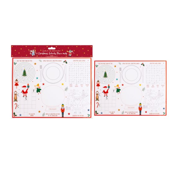 WIGIG PLACE MATS ACTIVITY SANTA N TH
