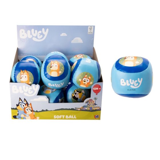 ** NEW FOR 2025 ** BLUEY 3IN SOFT BALL