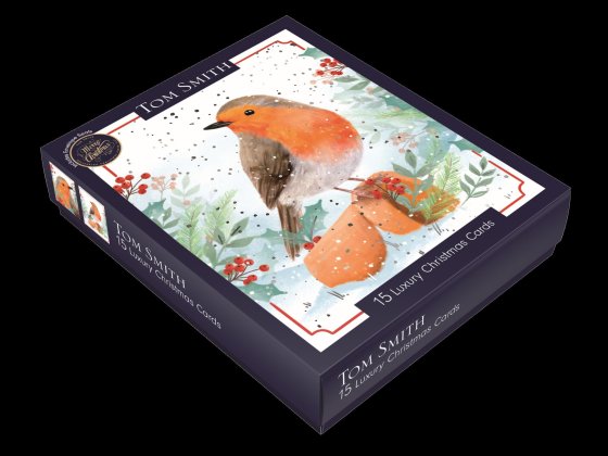 CARDS BOX 15 LUXURY SLIM ARCTIC SCENE
