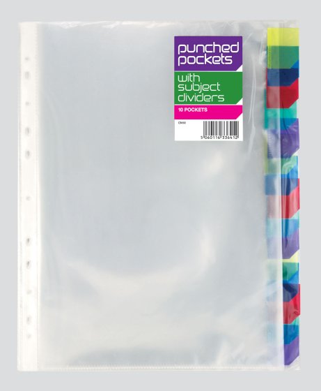  POCKETS WITH DIVIDERS 10 S