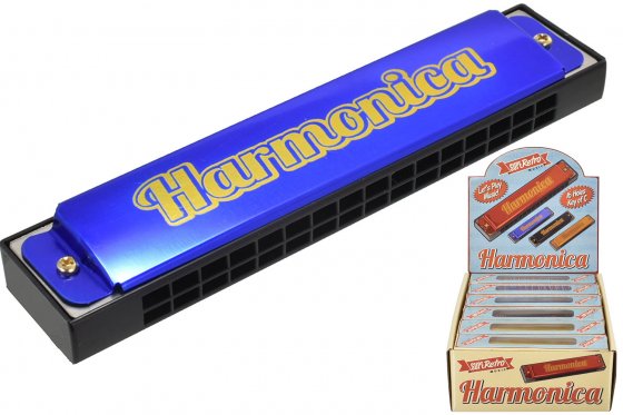 HARMONICA 16 HOLE RETR