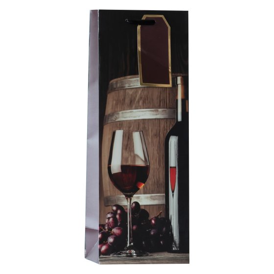 NEW FOR 2024 SG12924 BOTTLE BAG RED WINE