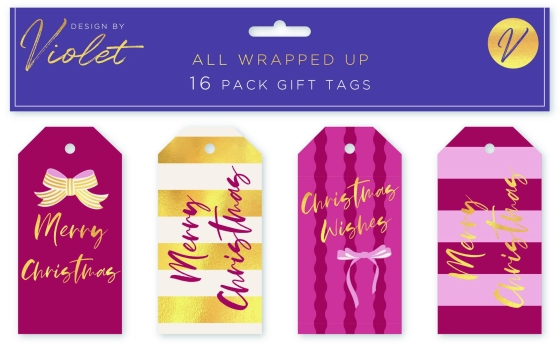TAGS ALL WRAPPED UP 16PK