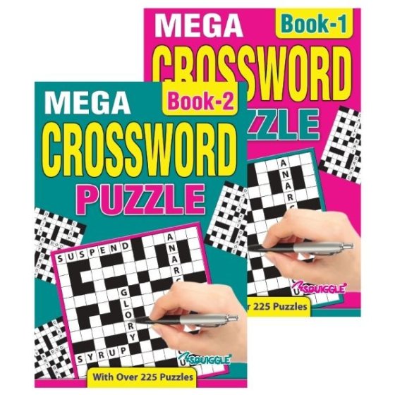 SH10507 MEGA CROSSWORD BOOKS A5 ASSTD