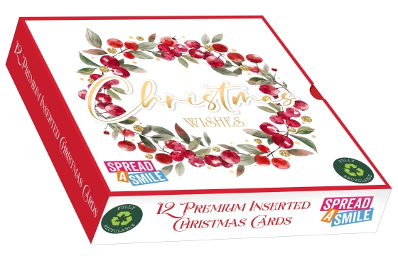 CARDS BOX 12 PRE WINTER WREATH