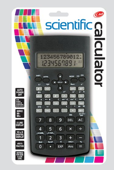SH06210 CALCULATOR CLUB SCIENTIFIC BP