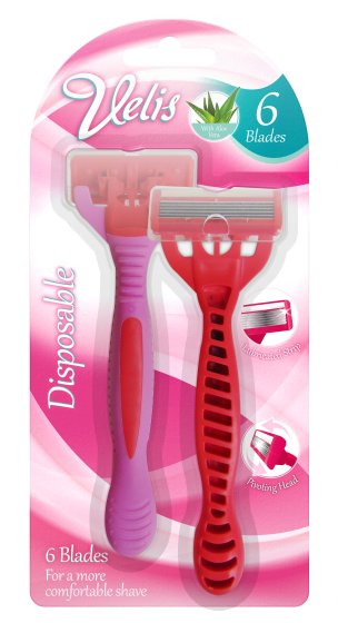 RAZOR WOMENS 6 BLADE 2 PACK