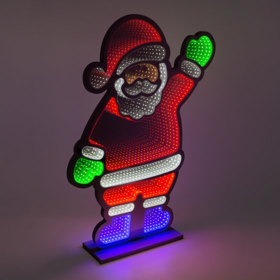 XH4405 LIGHT UP JOLLY SANTA INFINITY