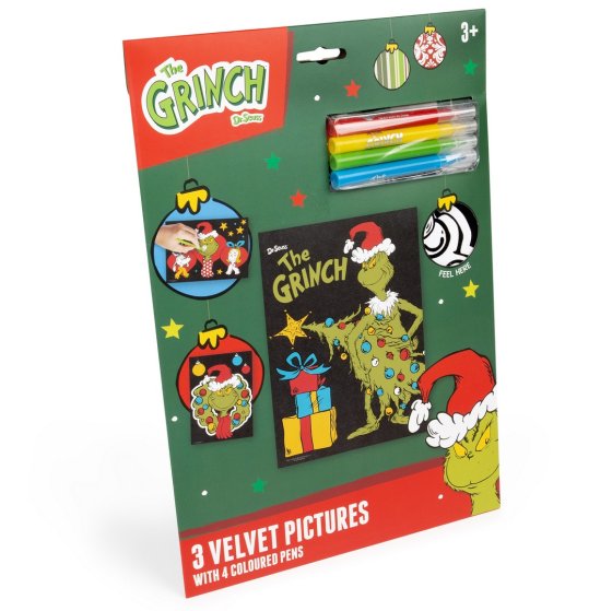 XH6009 THE GRINCH VELVET ART PACK