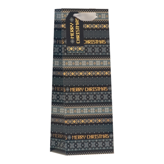 BOTTLE BAG FAIRISLE