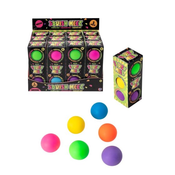 BALLS NEON SUPER SQUISH 3PK
