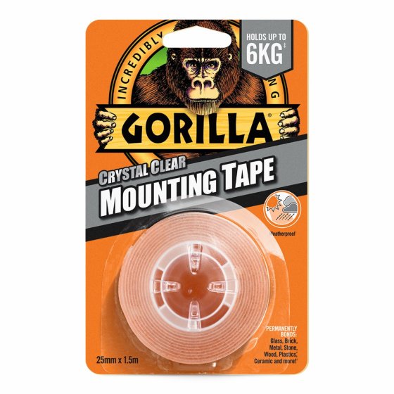 SH06011 TAPE GORILLA MOUNTING CLEAR 25
