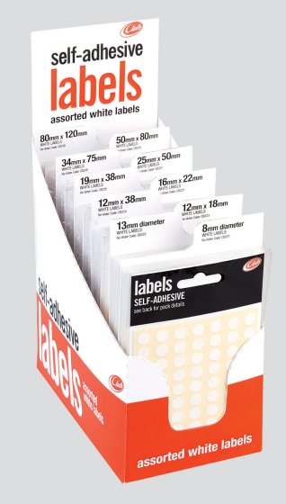 SH04201 CLUB CDU ASSORTED WHITE LABELS