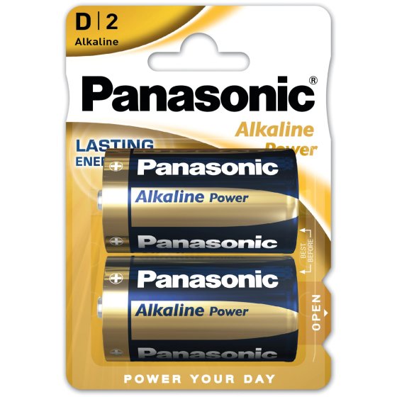 CH1320 SH11418 BATTERIES ALKALINE D 2PK BRONZE